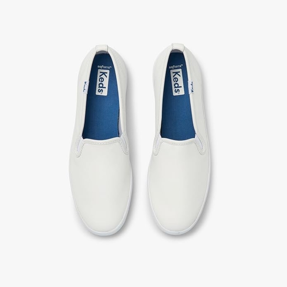 🎀KEDS🎀 canvas white loafer slip on